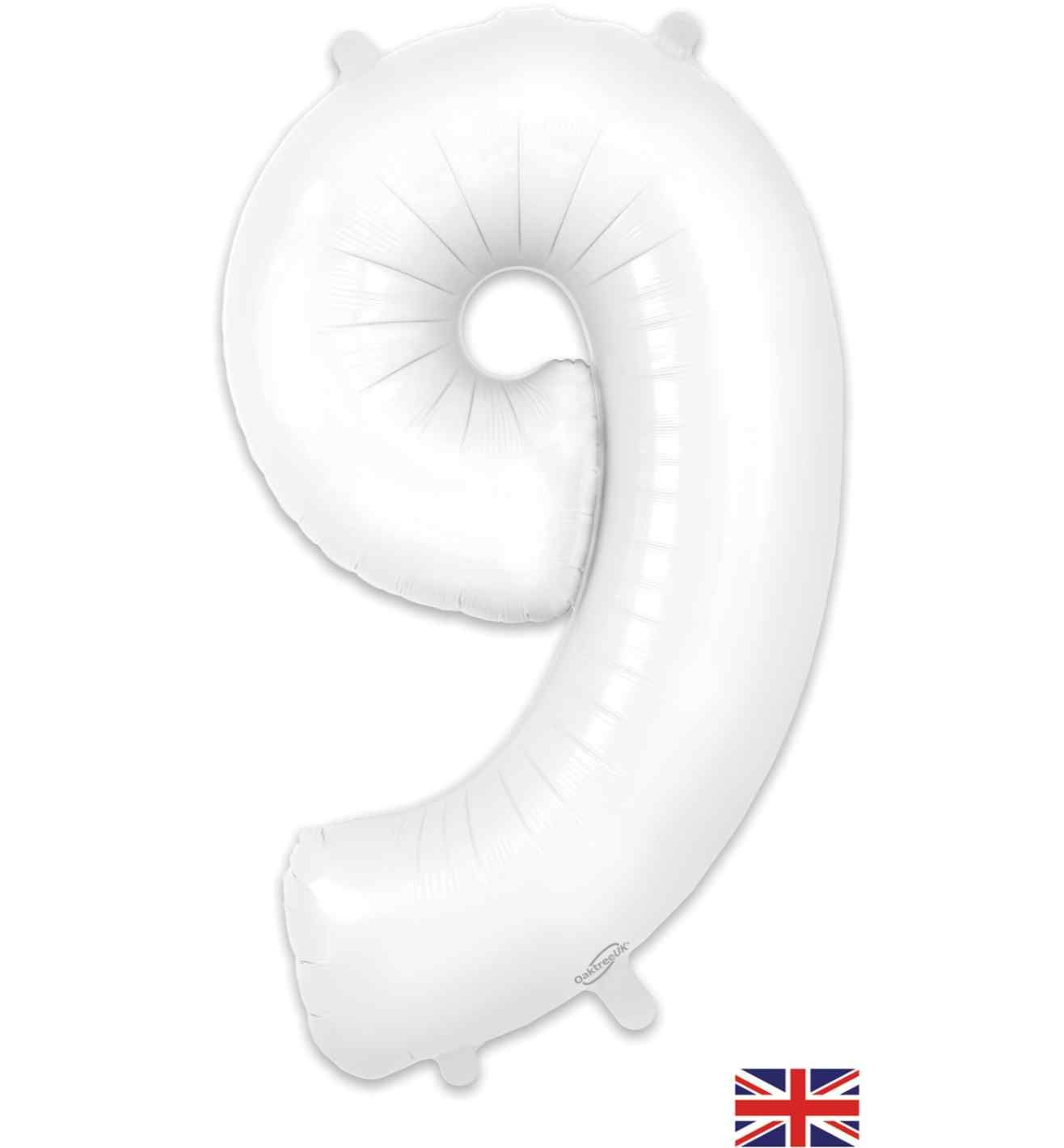 34" Matte White 9 Oaktree