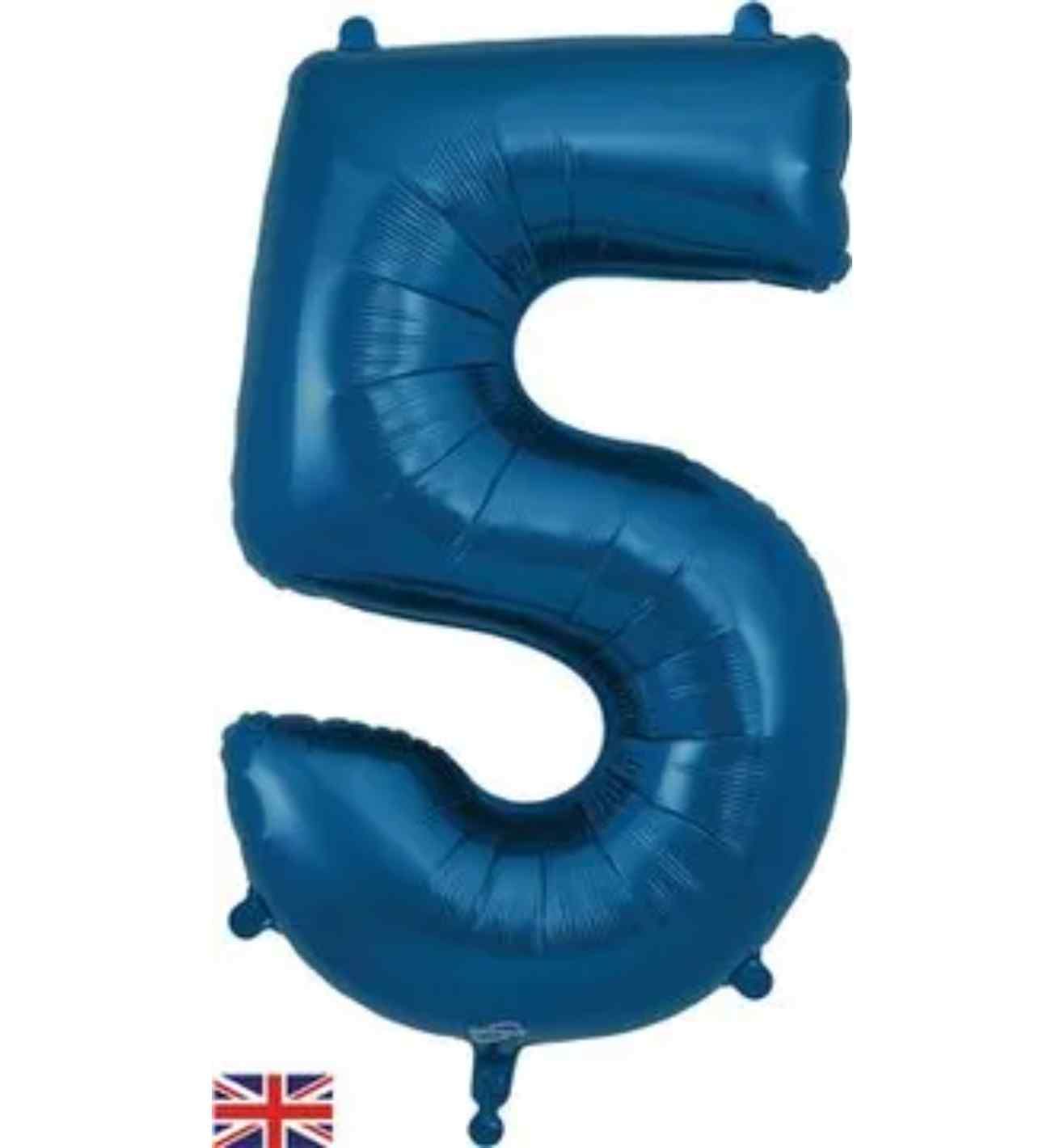 34" Navy Blue Number 5 Oaktree