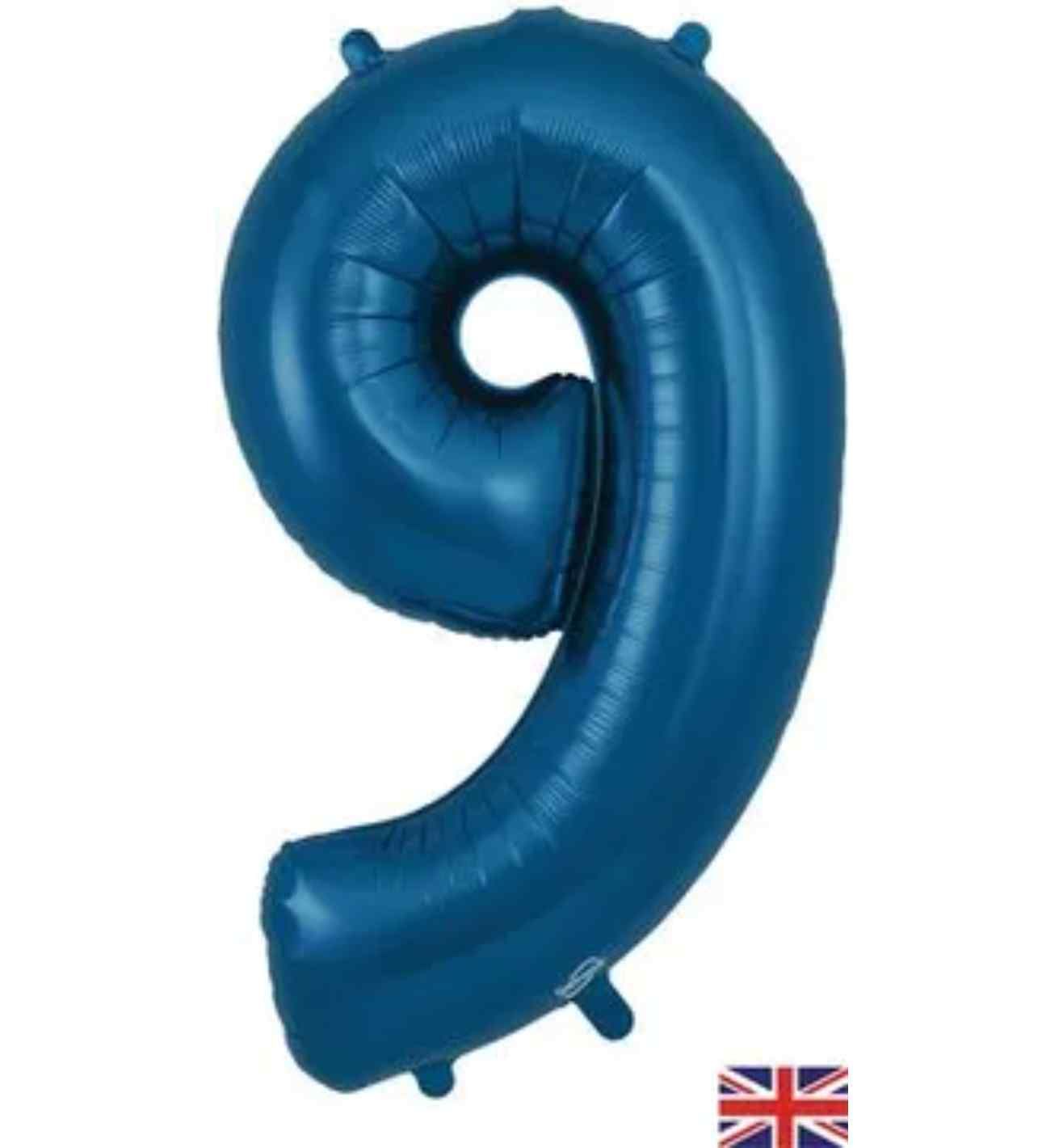 34" Navy Blue Number 9 Oaktree