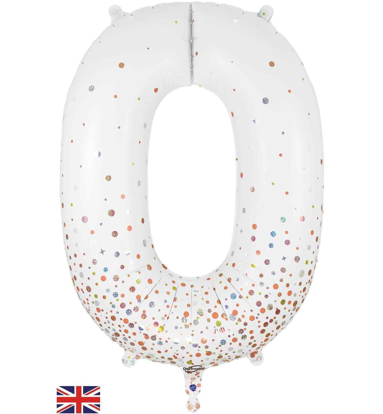 34" Sparkling Fizz Holographic Rose Gold 0 Oaktree