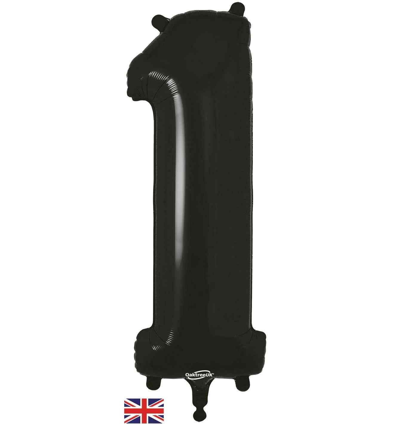 34" Black Number 1 Oaktree