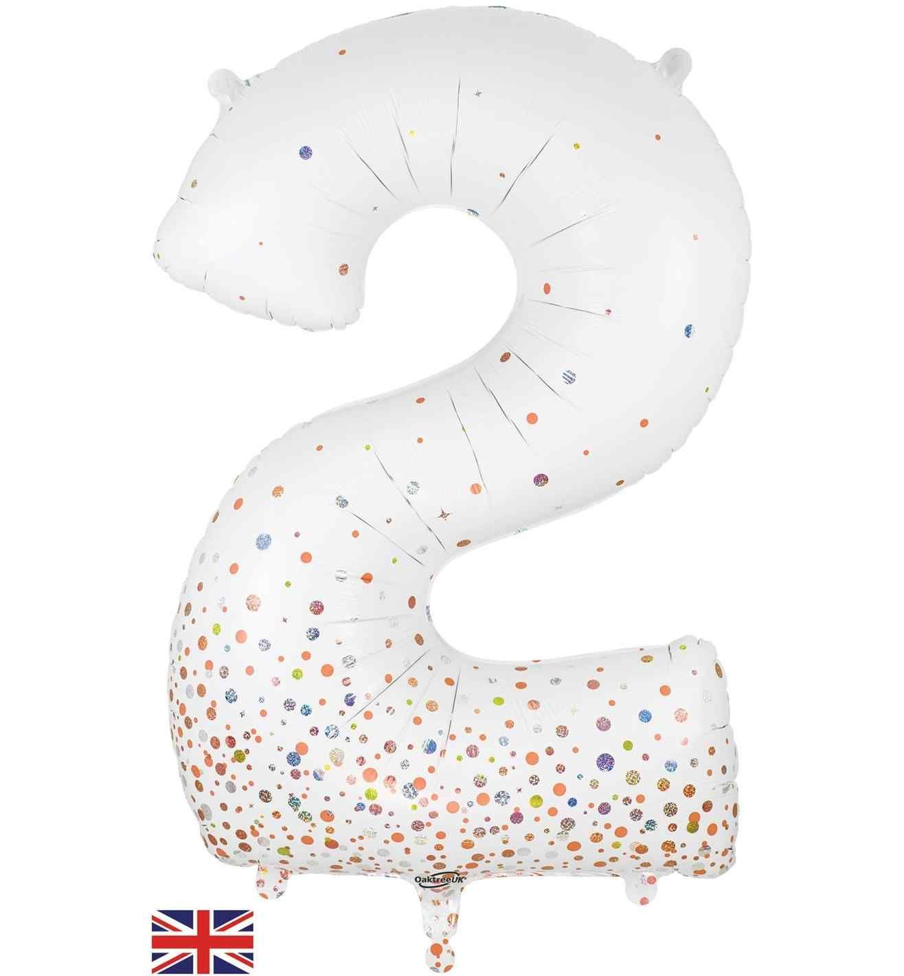 34" Sparkling Fizz Holographic Rose Gold 2 Oaktree