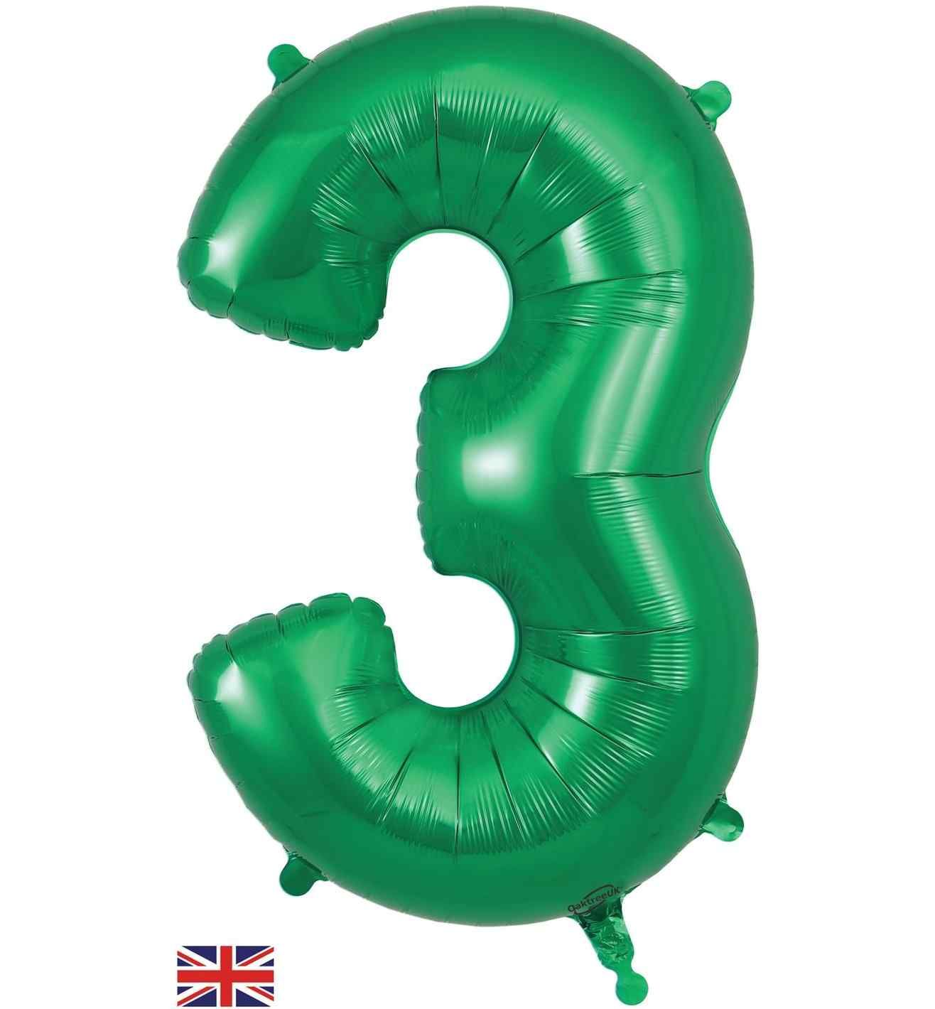 34" Green Number 3 Oaktree