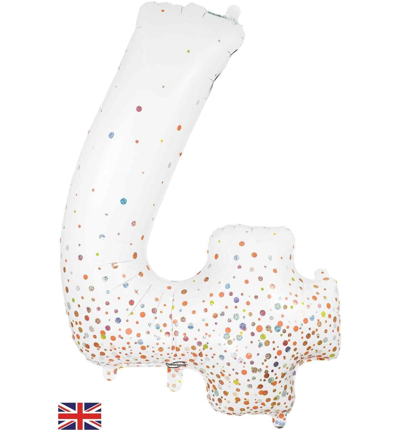 34" Sparkling Fizz Holographic Rose Gold 4 Oaktree