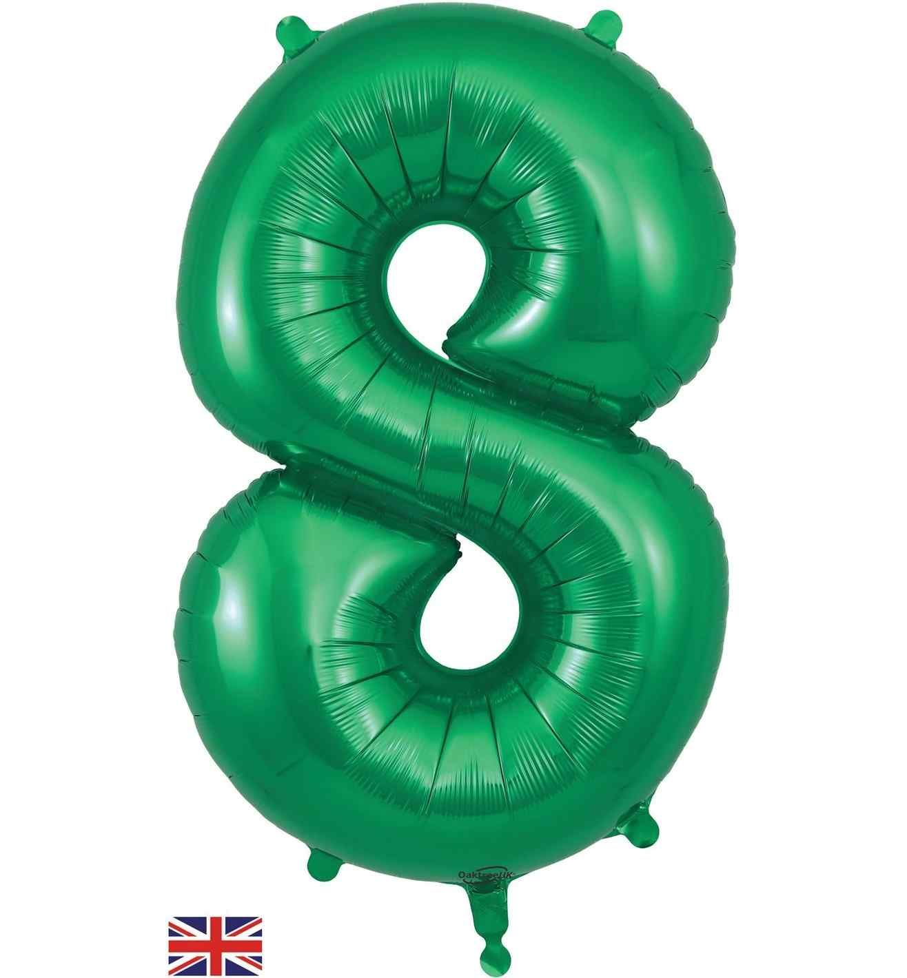 34" Green Number 8 Oaktree