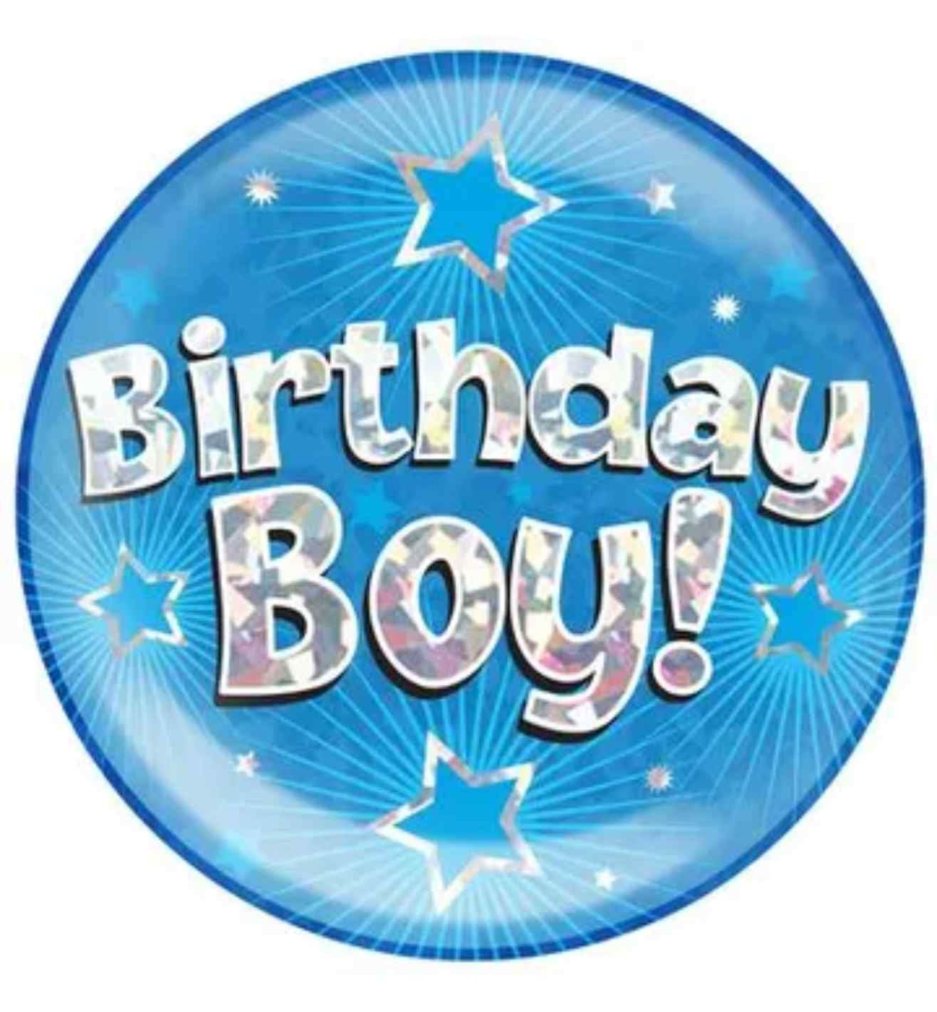 Oaktree 'Birthday Boy' Jumbo Badge