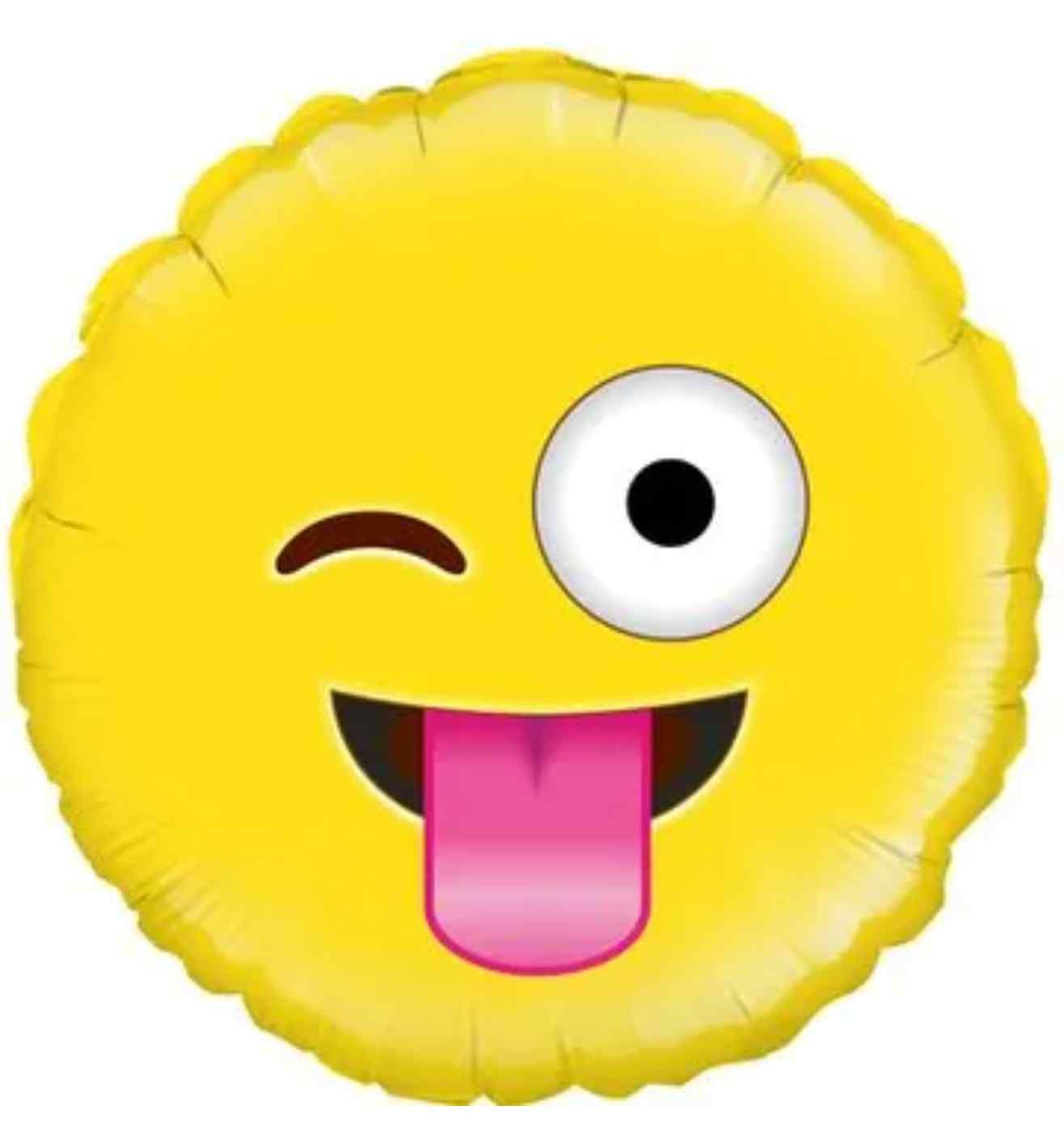 18" Oaktree Crazy Emoji Round