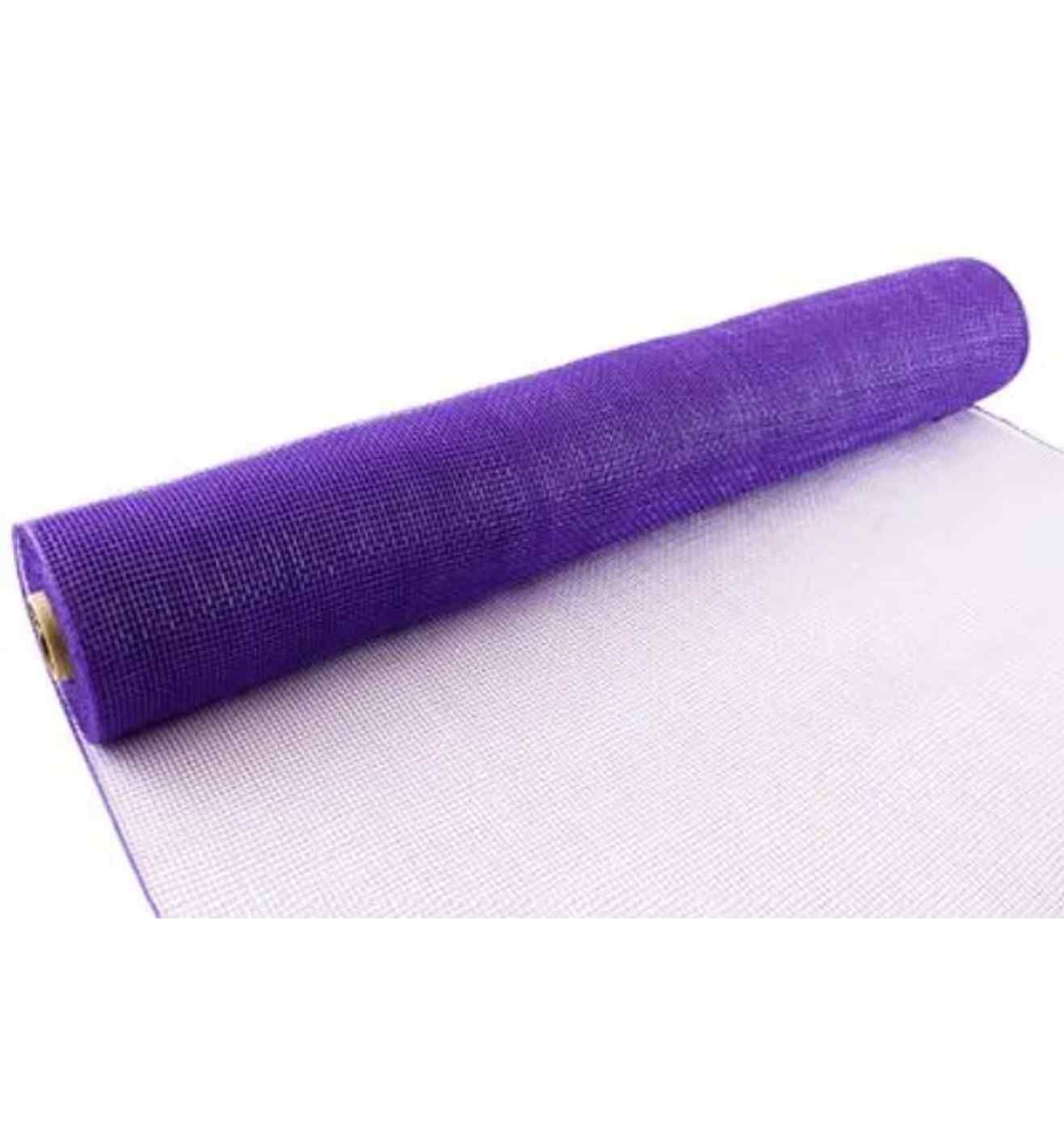 Eleganza Deco Mesh Purple - 53cm x 9.1m