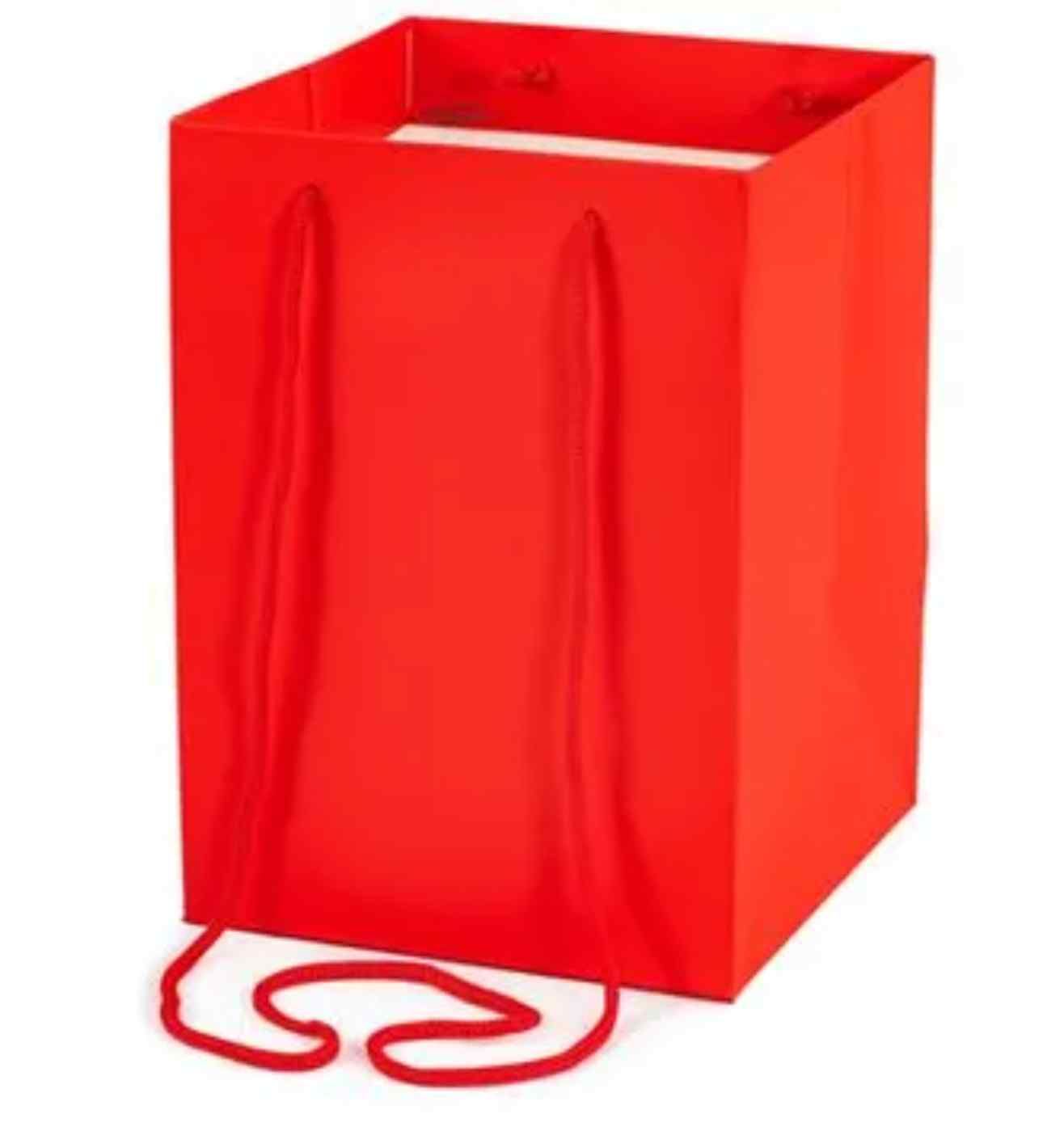 Hand Tie Bag - Red (18cm x 18cm) 10pcs