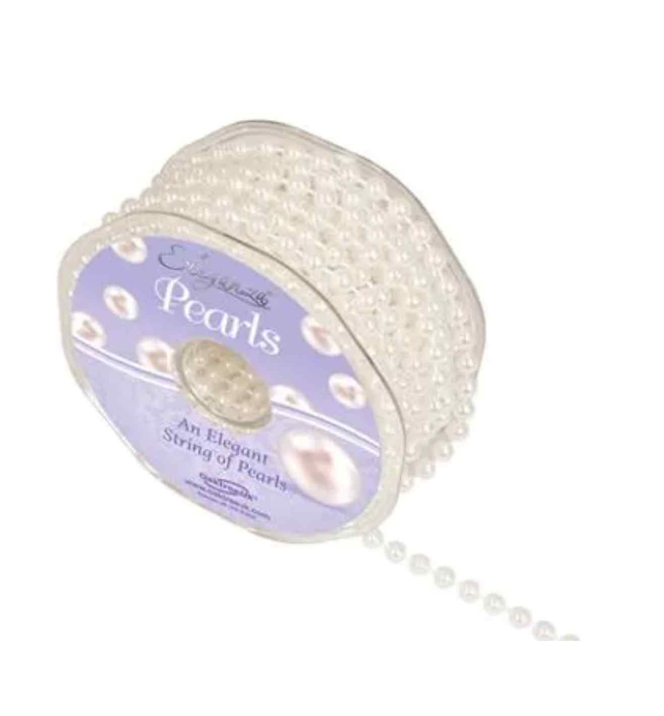 Eleganza Pearls White - 6mm x 10m