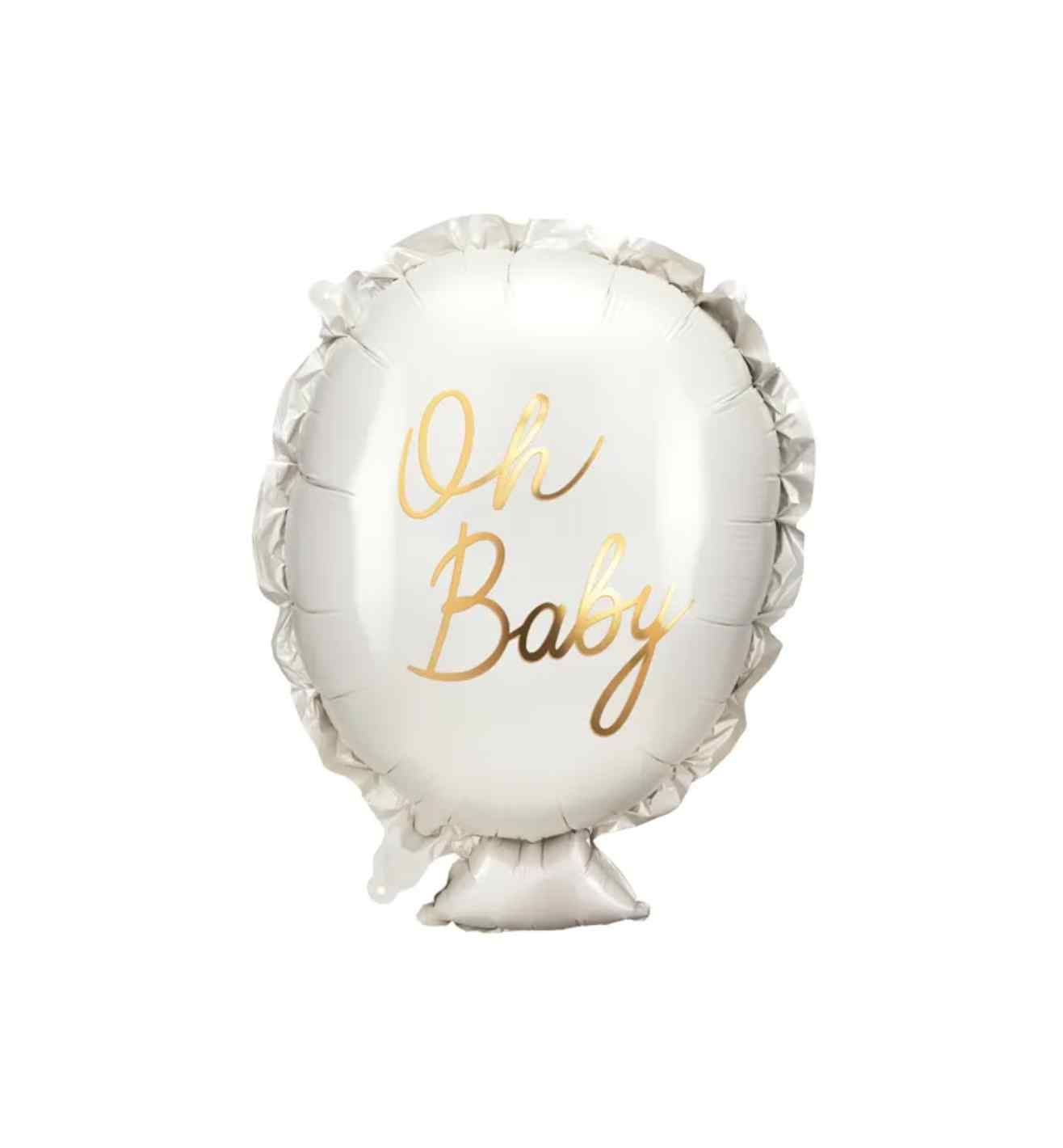 15 x 21" Party Deco Foil Balloon Oh Baby