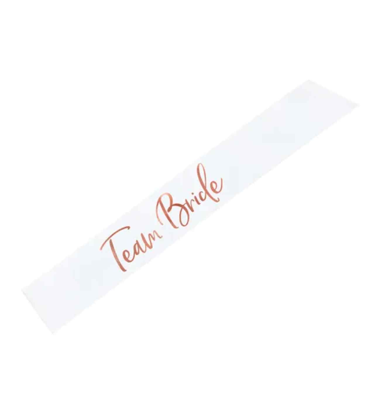 Team Bride Sash