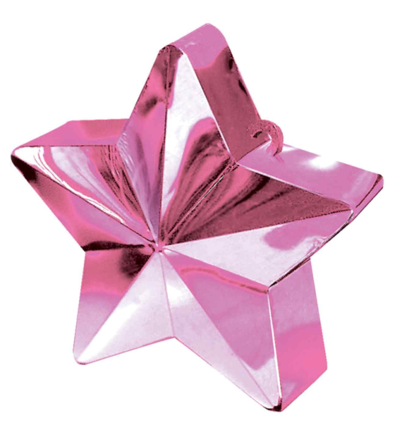 Pink Star Balloon Weights