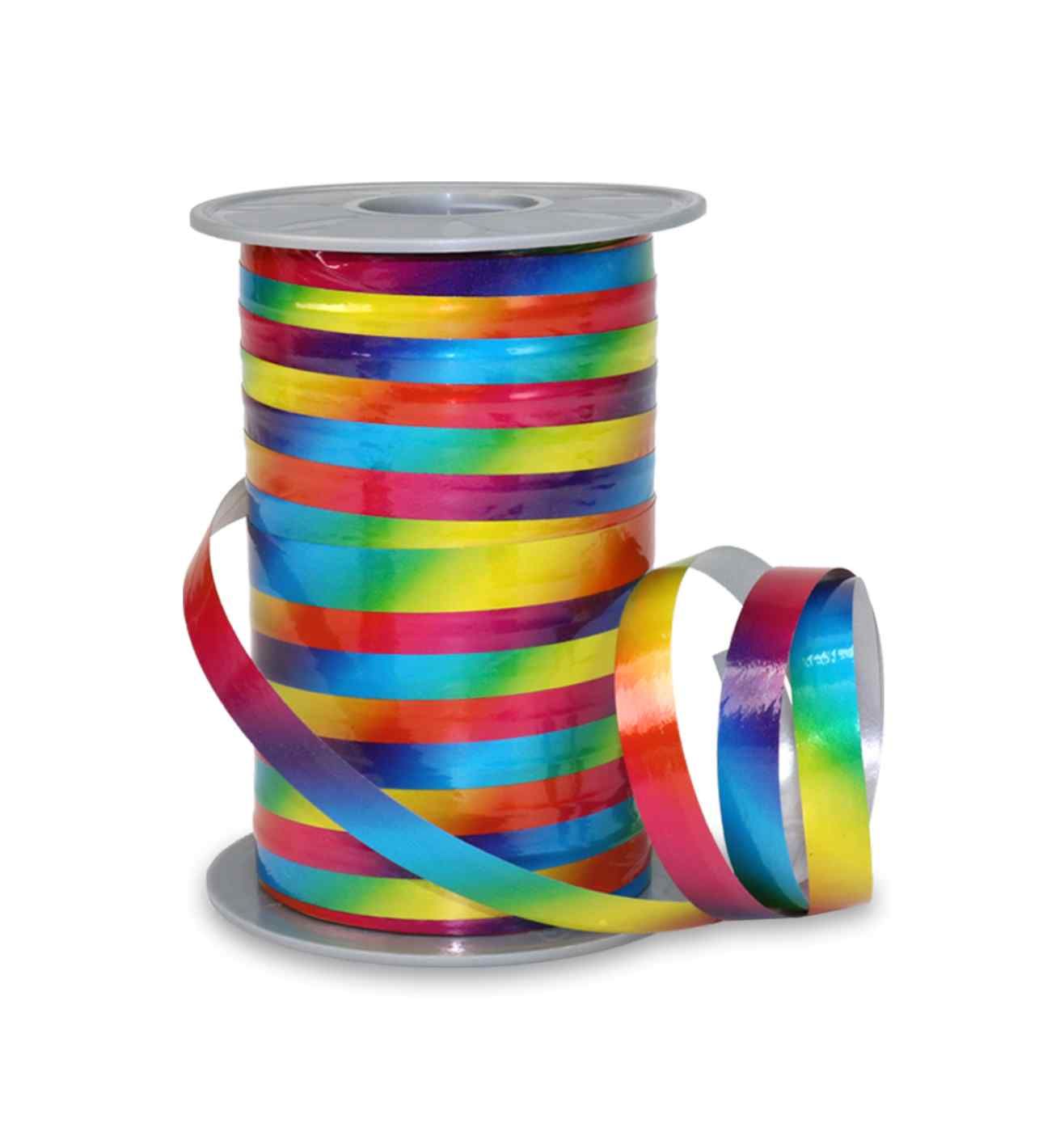 Poly Rainbow Ribbon 10mm x 200m