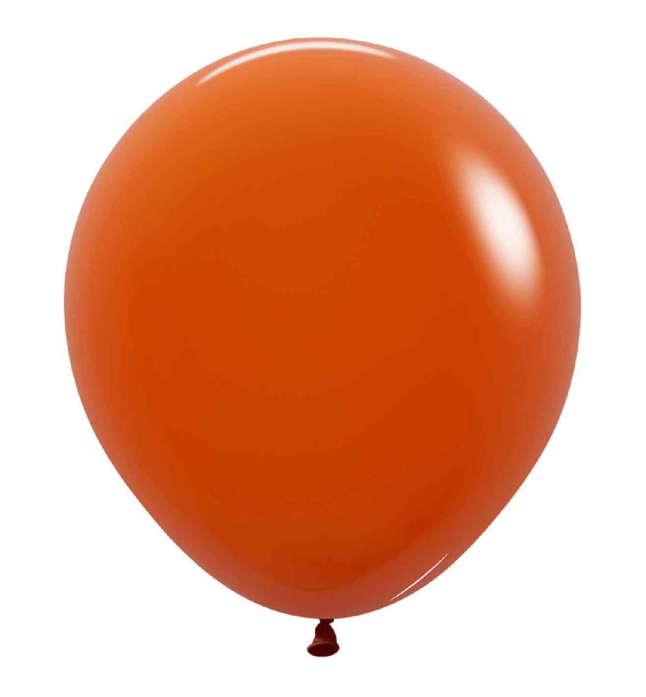 5" Sempertex Fashion Sunset Orange  062 Latex Balloons 50ct