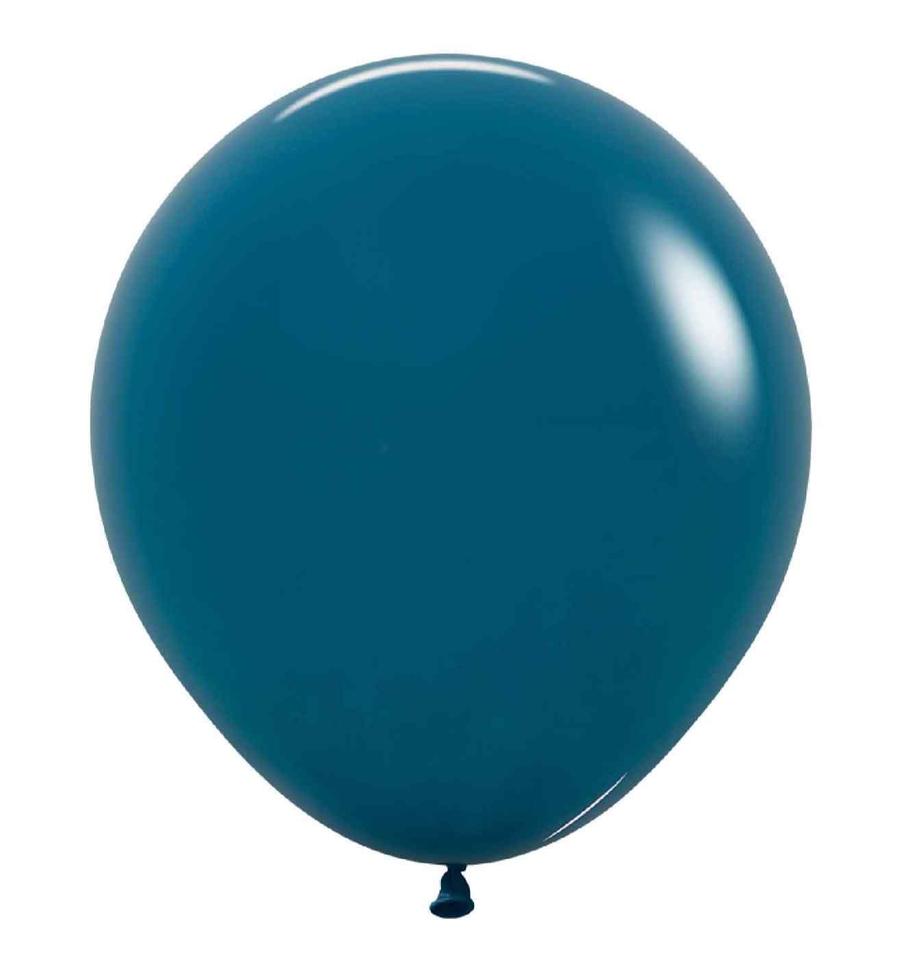 18" Sempertex Deep Teal 035 Fashion Latex 25ct