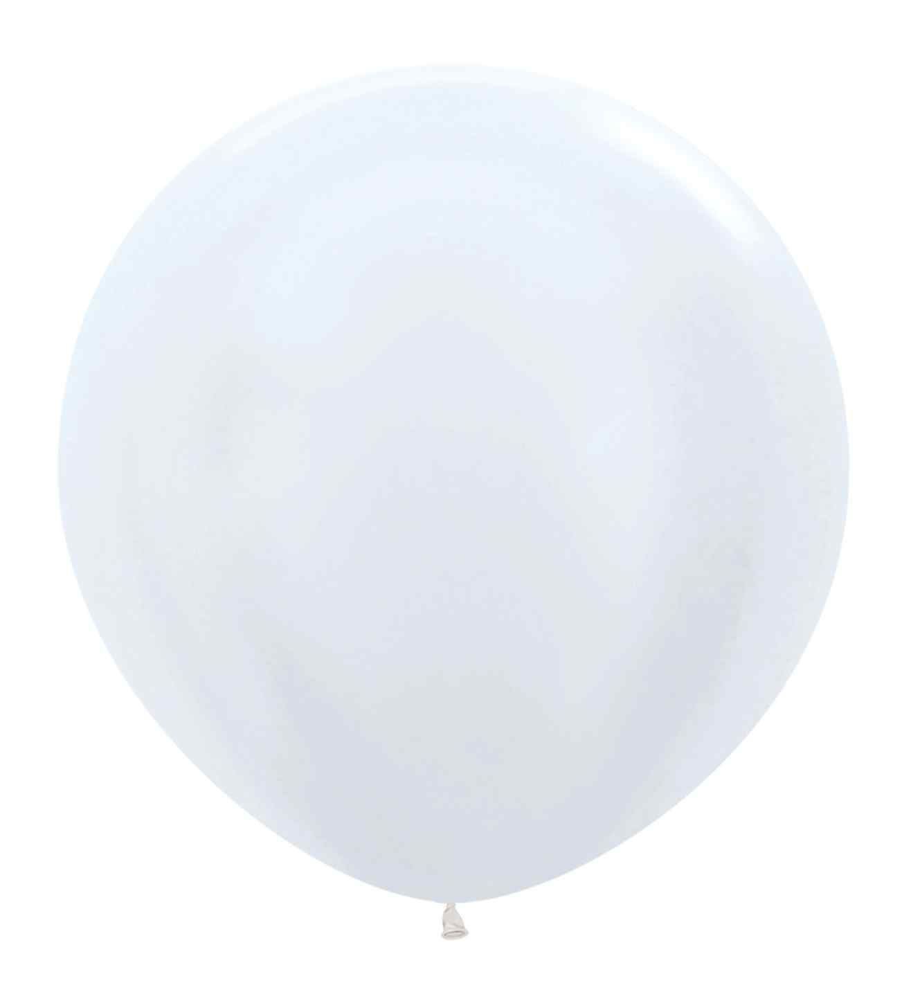 36" Sempertex Satin White 2ct