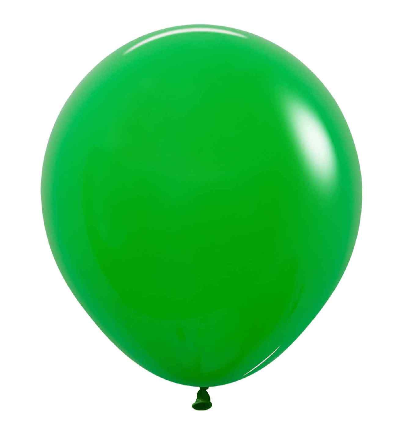 18" Sempertex Fashion Shamrock Green 029 Latex Balloons 25ct