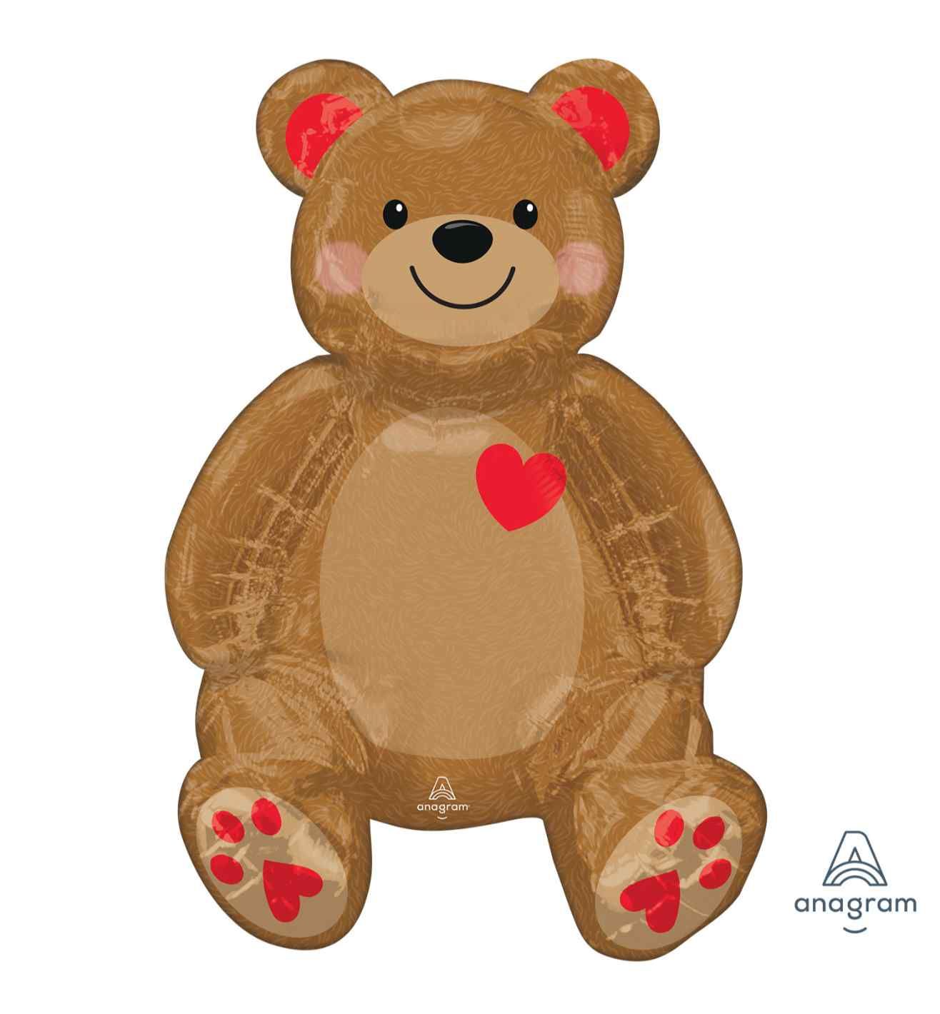 Sitting Bear Foil Multi Balloon