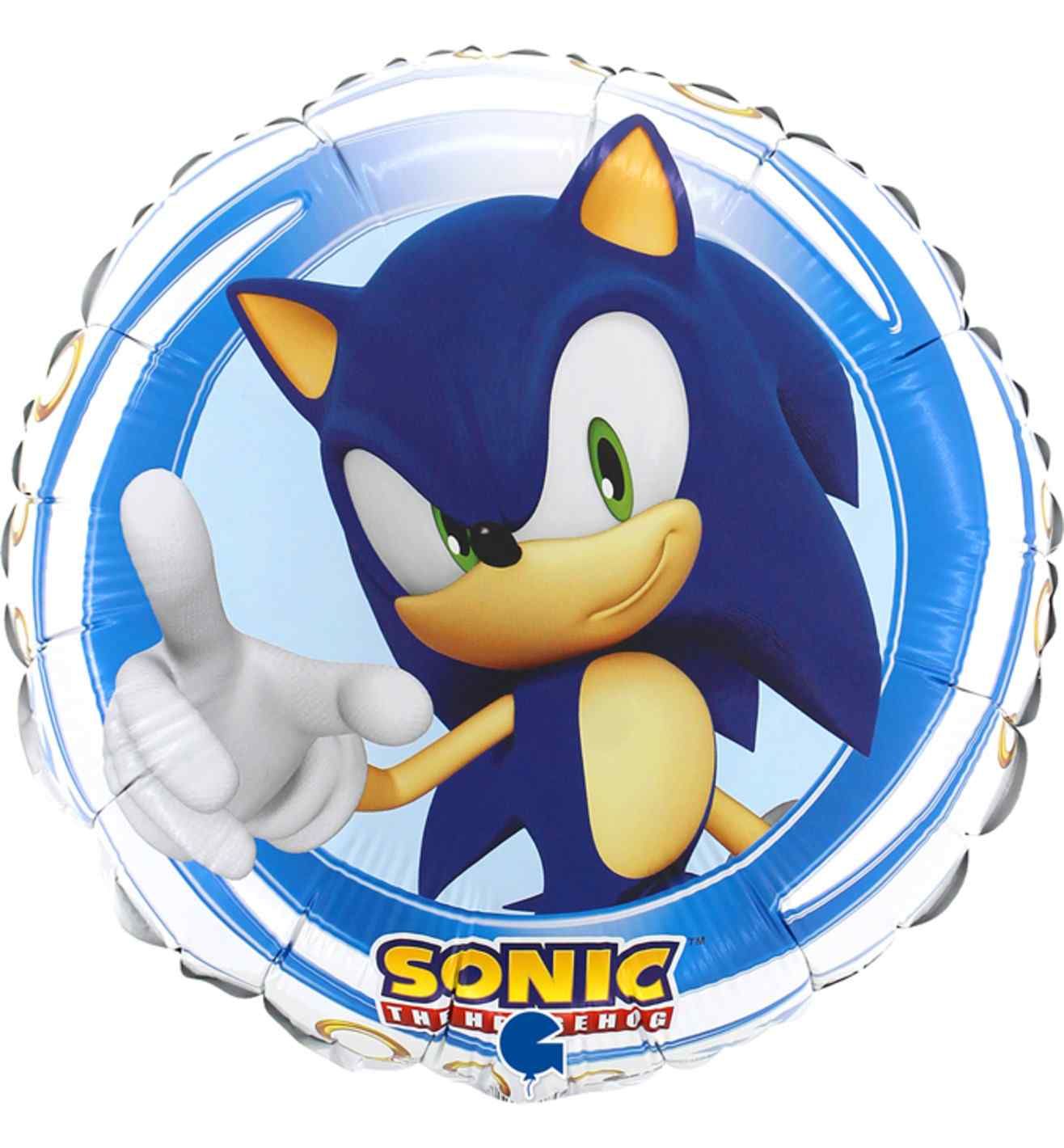 18" Sonic The Hedgehog Foil Balloon