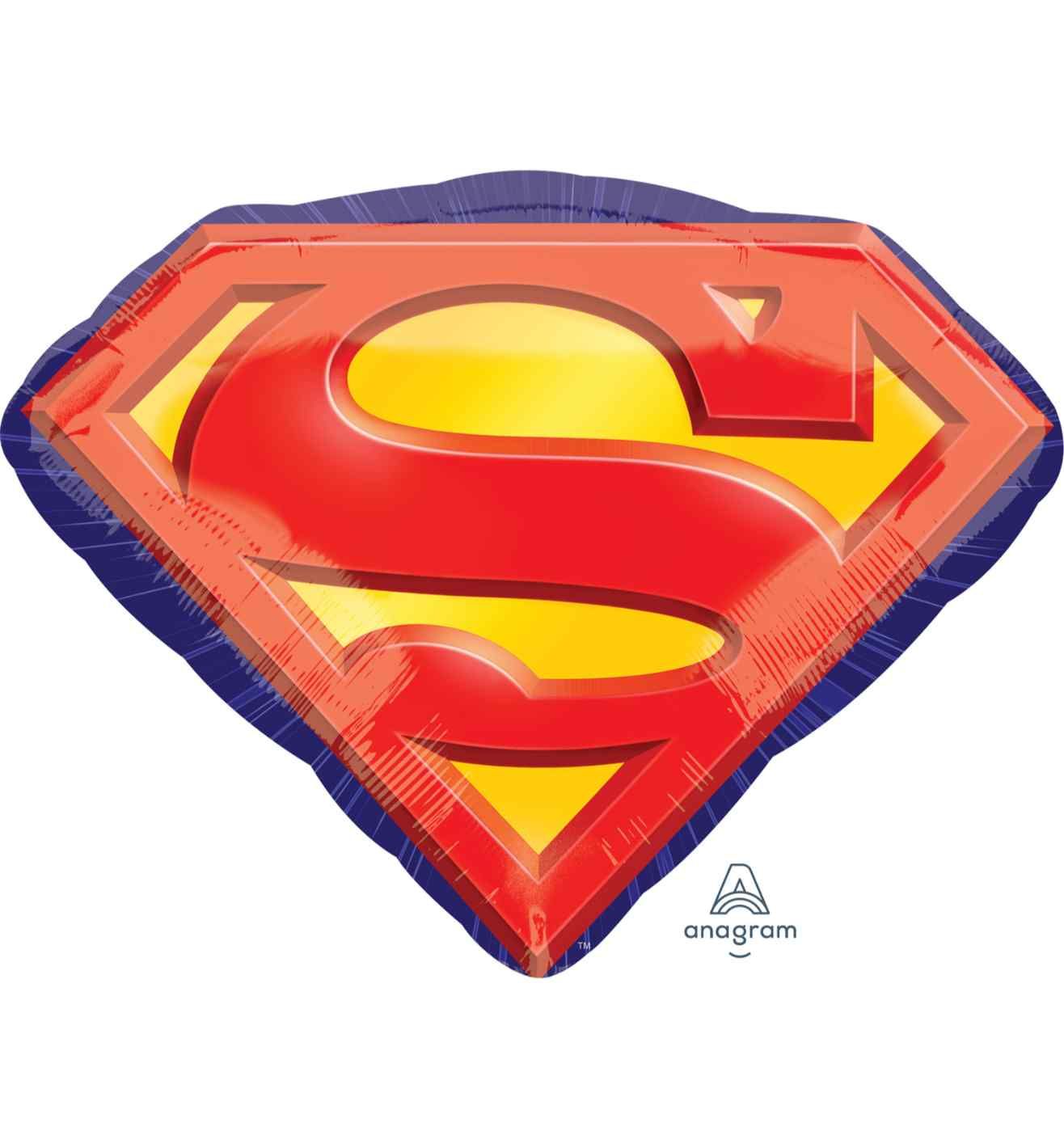 Superman Emblem SuperShape Foil Balloon