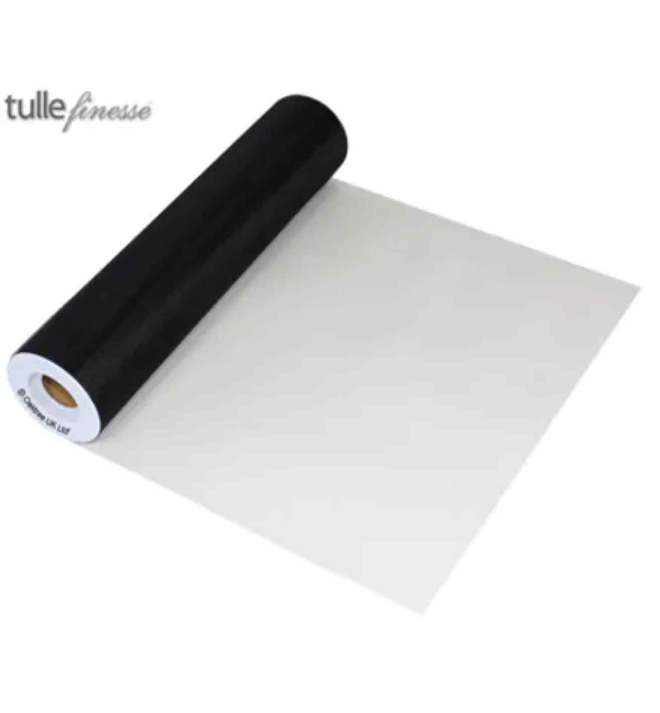 Tulle Finesse Black 12" x 25yds