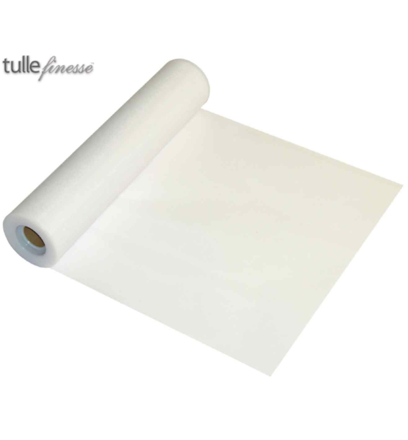 Tulle Finesse White 12" x 25yds