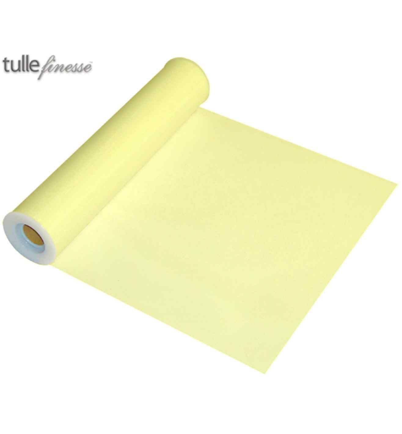 Tulle Finesse Yellow 12" x 25yds