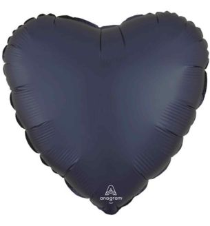 18inch-true-navy-satin-heart-foil-balloon