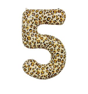 26inch-leopard-number-5-bamboo-party-foil-balloon