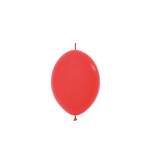 6" Sempertex Red 015 Link-O-Loon 50ct
