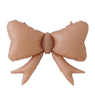 caramel-bow-matte-bamboo-party-50x80-foil-balloon