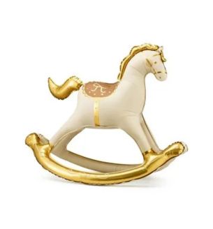 rocking-horse-cream-foil-balloon-118x104cm