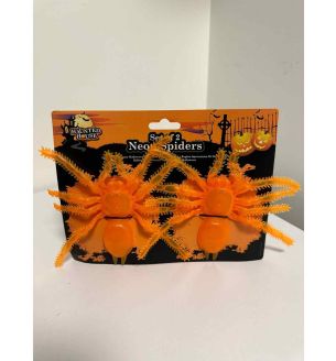 set--of-2-orange-neon-spiders