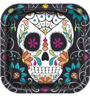 skull-day-of-the-dea--plates