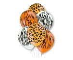 11" Animal Print Latex Balloon 6ct