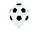 12" Belbal Football Print Latex 50ct D11