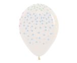 12" Sempertex Crystal Pastel Small Dots 25ct
