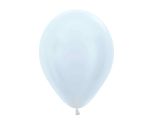 12" Sempertex Satin White 25ct