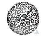 15" Animalz Snow Leopard Print Orbz