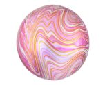 15" Pink Marblez Orbz