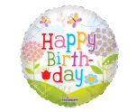 18" Birthday Landscape Foil Balloon