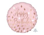 18" Blush Birthday Foil Balloon
