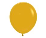 18" Sempertex Fashion Solid Mustard 25ct.