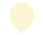 18" Sempertex Pastel Matte Solid Yellow 25ct.
