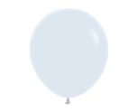 18" Sempertex Fashion Solid White 25ct.