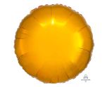 17" Metallic Gold Round Foil Balloon Anagram - Unpackaged