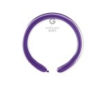 2" Gemar Shiny Purple Modelling Balloon 50ct