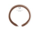 2" Gemar Shiny Rose Gold Modelling Balloon 50ct