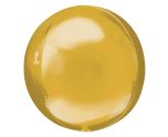 21" Gold Jumbo Orbz Foil Balloon Pack of 3 